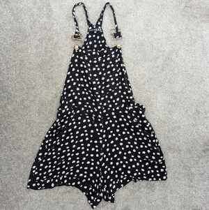 Atmosphere floral print black romper size Medium